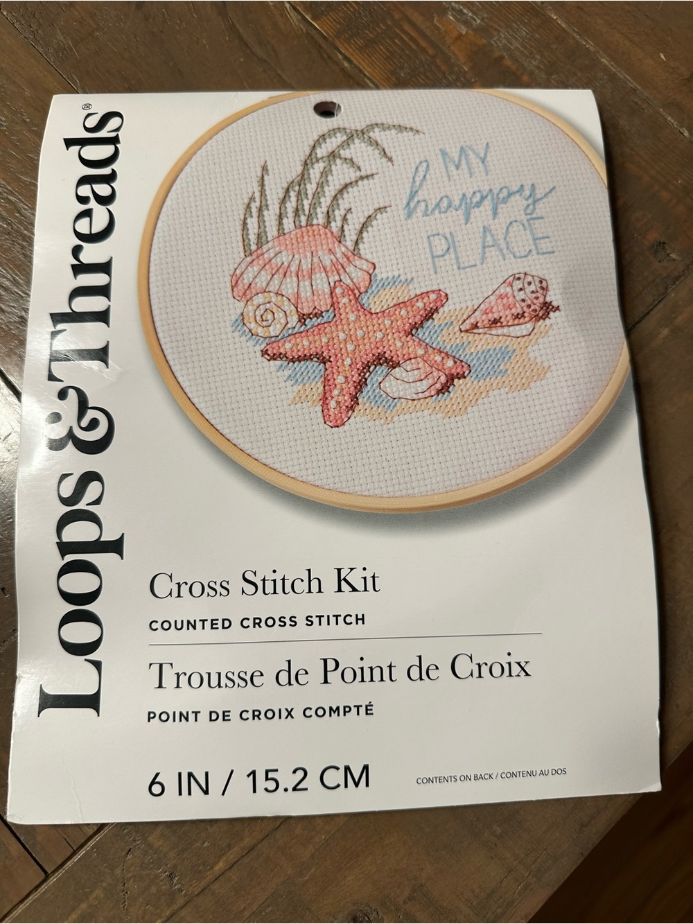 kenzie Embroidery Hoop Kit with Multicolor Thread